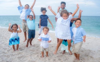 Fun Family Photo Session at the Beach