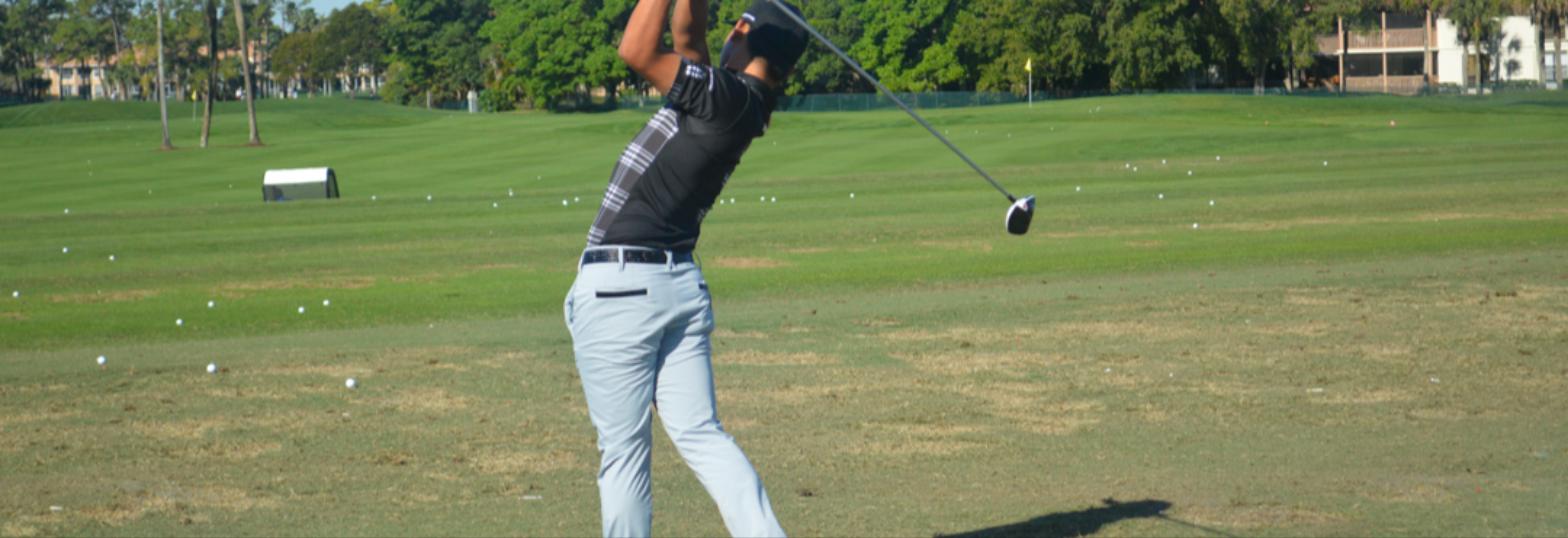 Golf swing at the Honda Classic, Palm Beach Gardens
