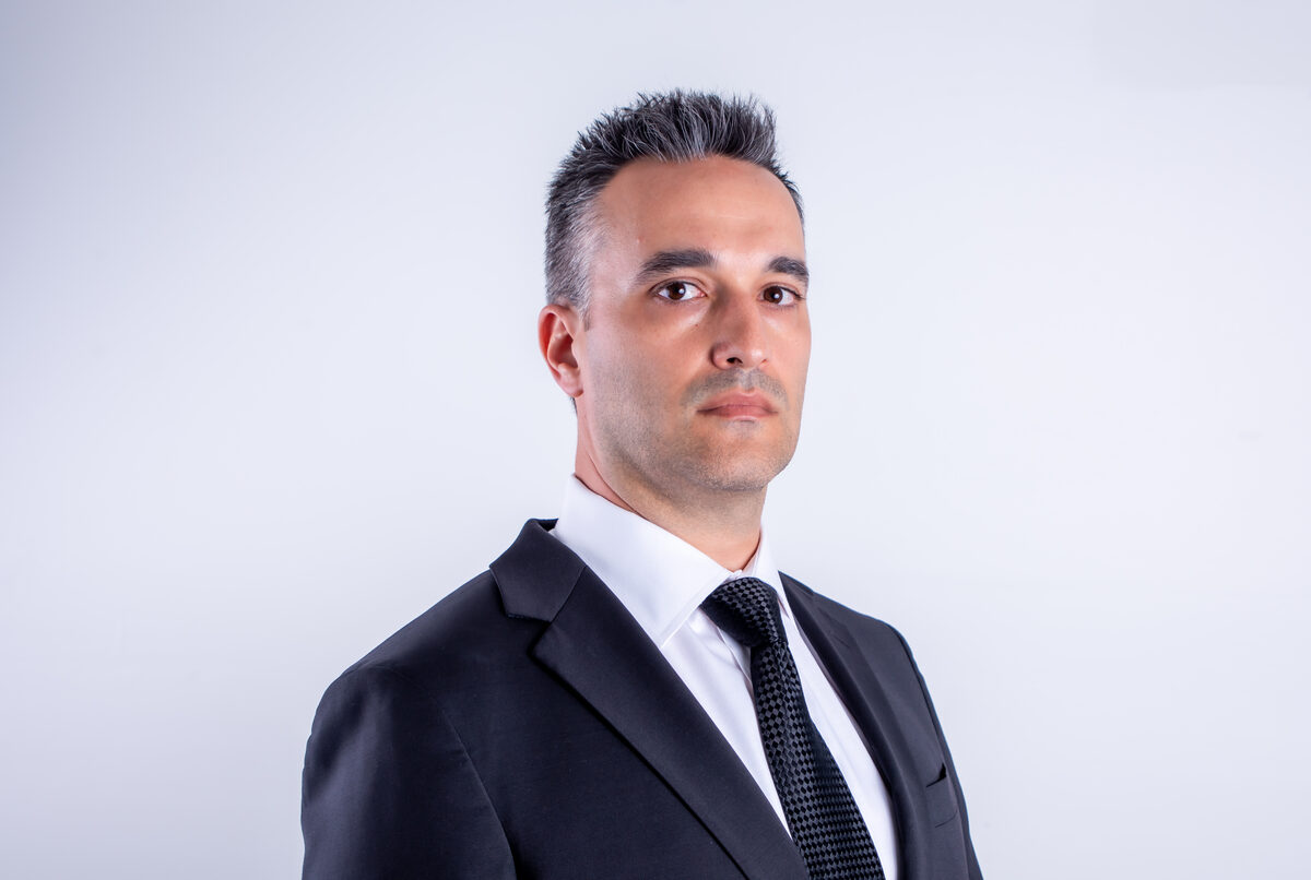 Polished corporate portrait, close crop — West Palm Beach headshot photography by Concha Solutions