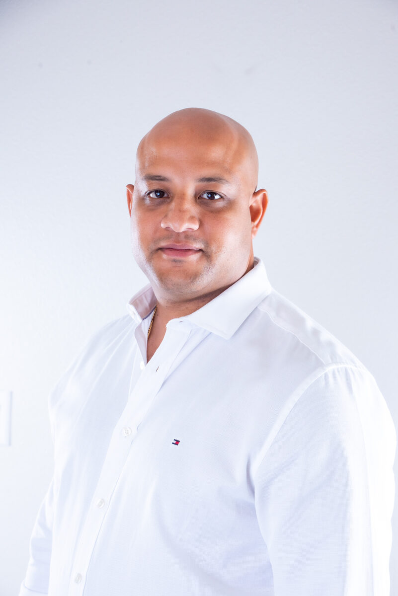 Studio headshot portrait — West Palm Beach headshot photography by Concha Solutions